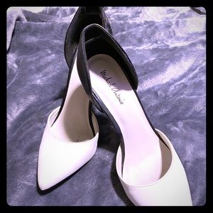Black & white 5” heel